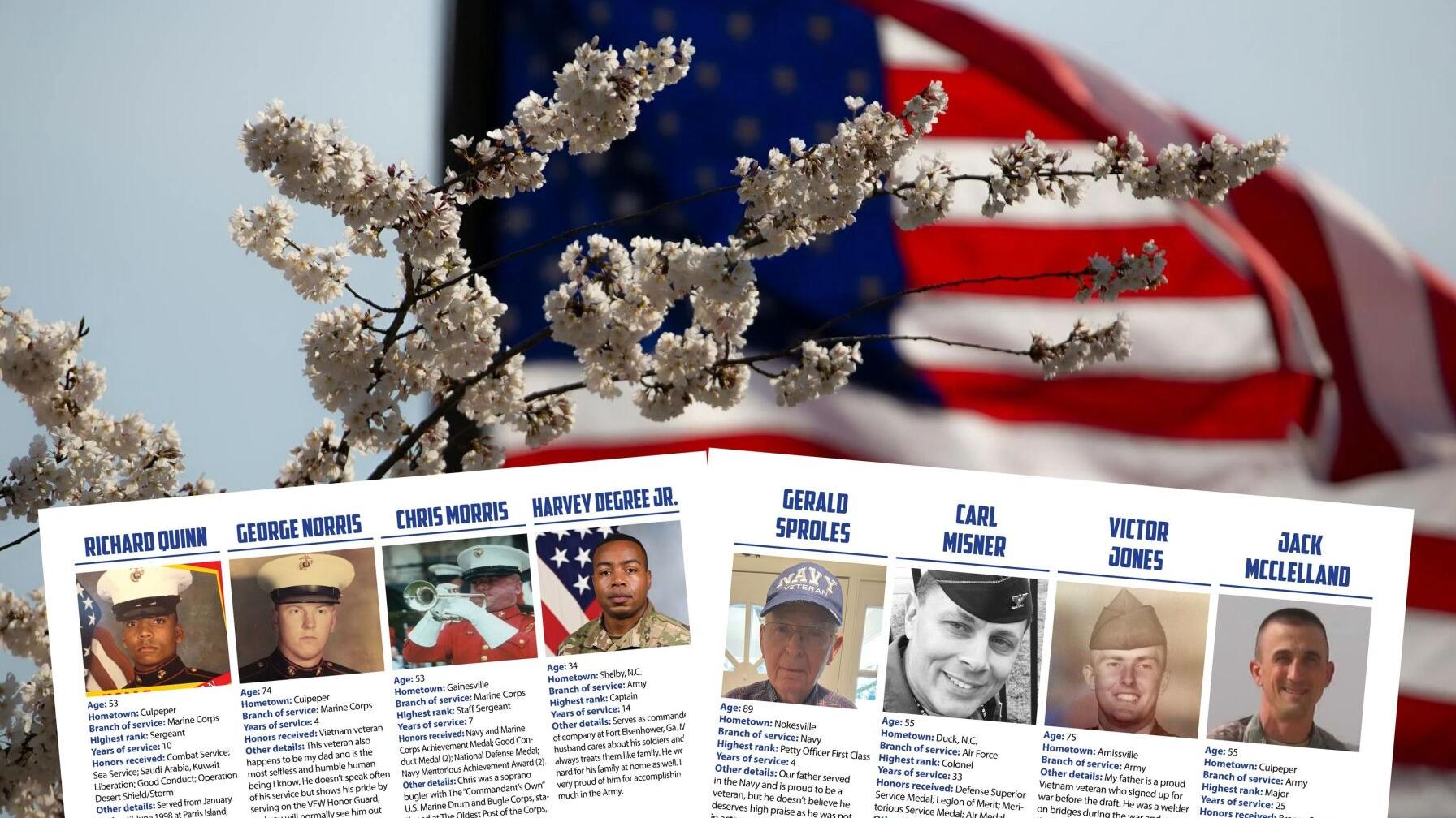 Help InsideNoVa recognize veterans from Northern Virginia